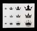 Crowns Stencil